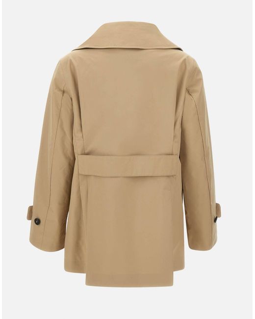 Save The Duck Natural Sofi Camel Trench Coat