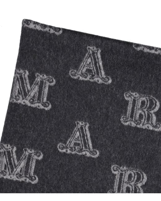 Max Mara Black Scarfs