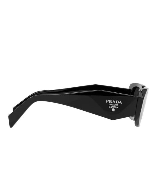 Prada Zonnebril Pr17 Ws 1 Ab5 S0 Zwart/donkergrijs Unisex in het Black