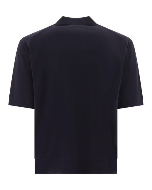 Camisa de polo "Super High Calibre" de Auralee de hombre de color Blue