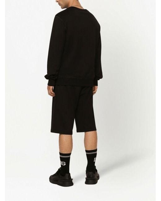 Dolce & Gabbana Applied Sweatshirt angewendet in Black für Herren