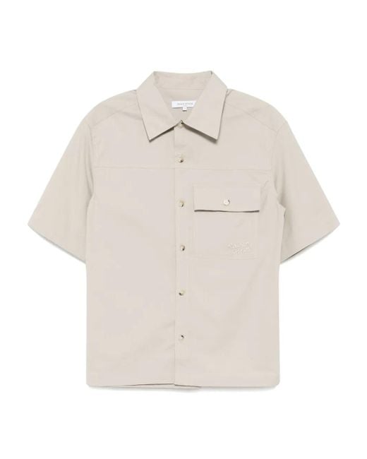 Maison Kitsuné Maison Kitsune 'shirt Met Korte Mouwen in het White