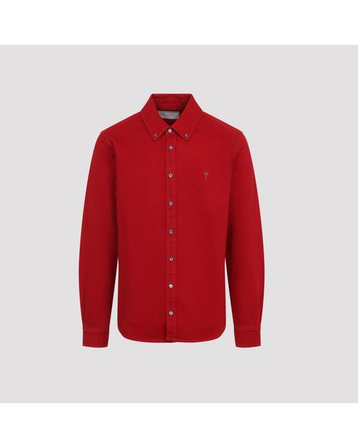 AMI Red Ruby Adc Shirt for men