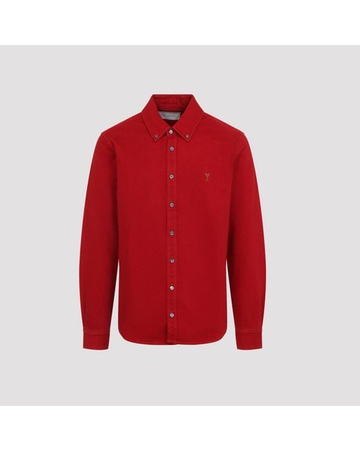 Camisa Adc AMI de hombre de color Red