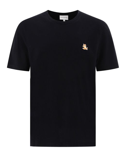 Maison Kitsuné Maison Kitsuné "Chillax Fox" T -Shirt in Black für Herren