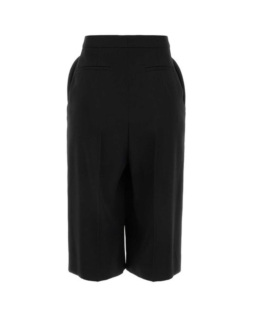 Givenchy Black Wool Bermuda Shorts