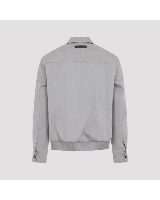 Brioni Blousonjack Met Rits in het Gray