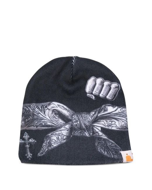 Gorro impreso en PDF de hombre de color Blue