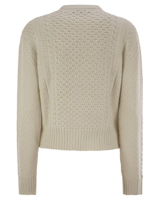 Fabiana Filippi Natural Platinum Fisherman Jersey With Lurex