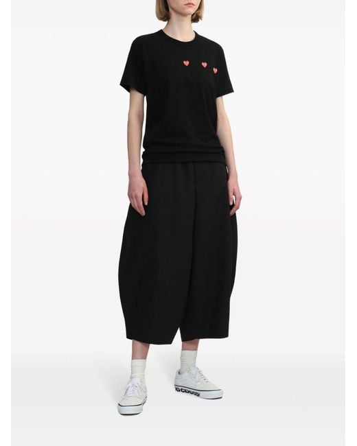 Comme des Garçons Black Comme Des Garcons Logo Cotton T Shirt