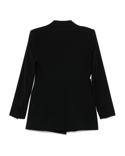 Tagliatore Black Wool Double-Breasted Suit