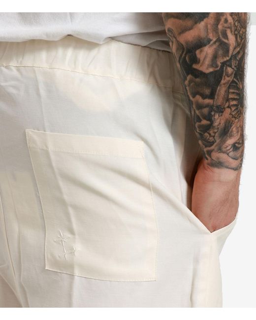 Laneus White Shorts
