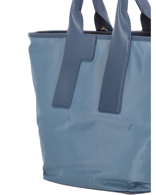 Furla Blue Piuma M Hellblauer Bag