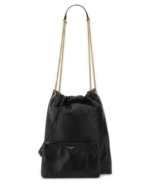 Saint Laurent Black "Jamie Ponchon" Bag