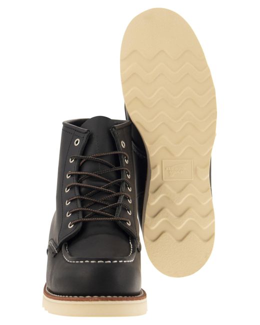 Red Wing Black Classic Moc