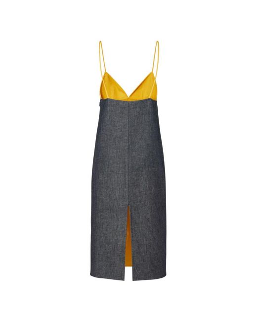 Fendi Blue Denim Short Dress
