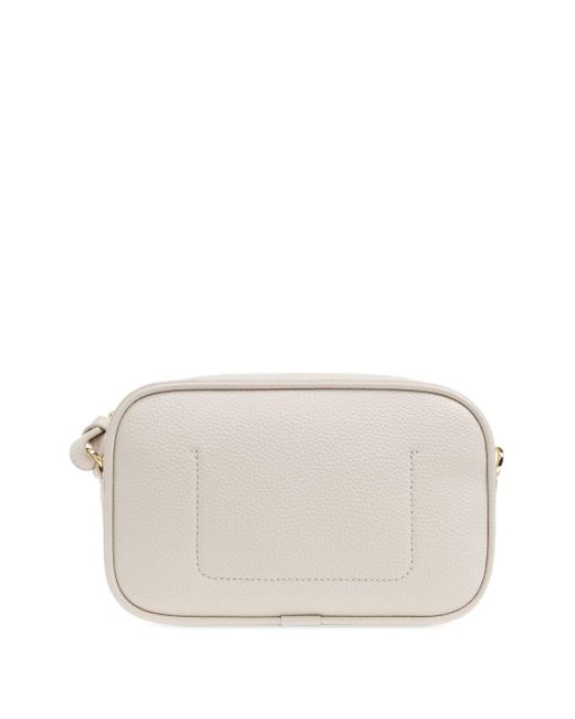 Emporio Armani Natural Umhängetasche mit Logo-Stempel