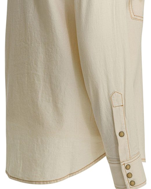 Filson Natural "Embroidered Western" Casual Shirt