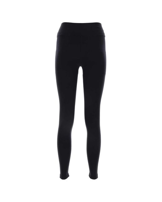 Balenciaga Black Stretch Nylon Leggings