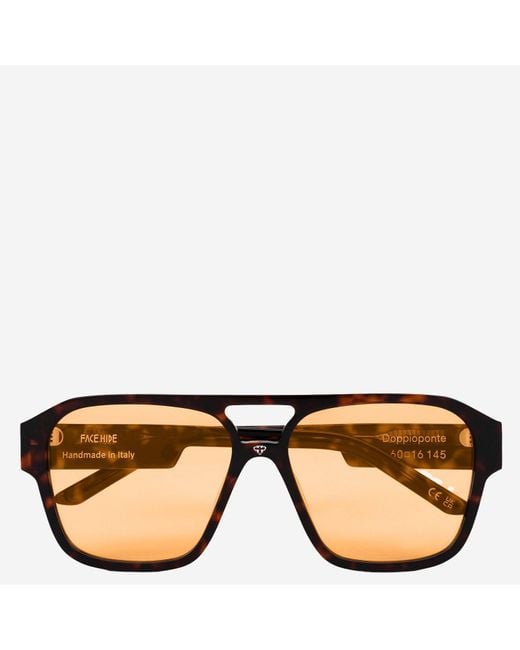 Viso Occhiali Da Sole Logo di FACE HIDE in Black da Uomo