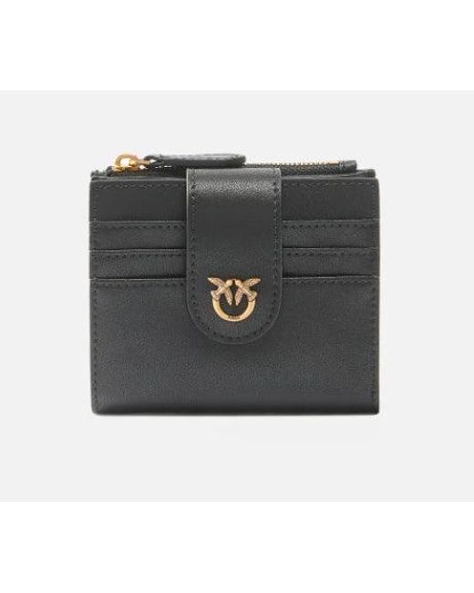 Pinko Metallic Brieftaschen schwarz