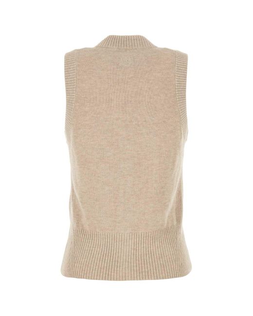 Camilla & Marc Natural Sand Stretch Tencel Blend Macie Vest