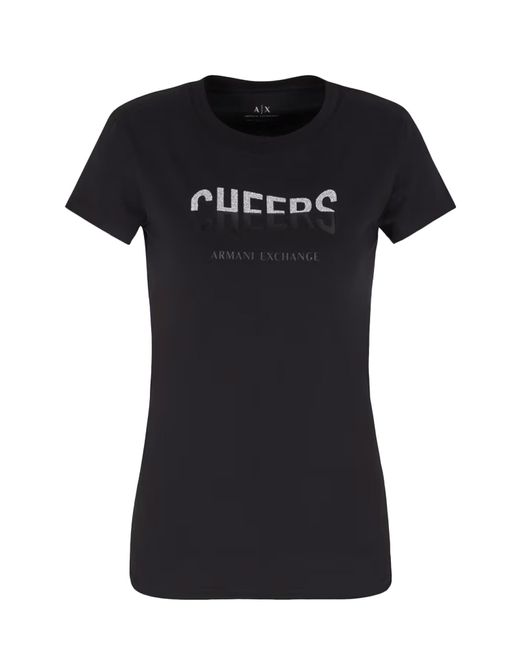 ARMANI EXCHANGE T Shirts En Polos Zwart in het Black
