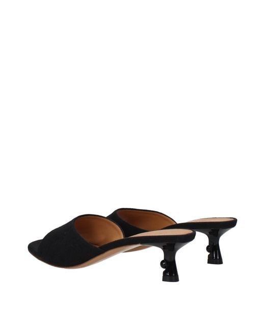 Off-White c/o Virgil Abloh Gebroken Witte Sandalen Lollipop Woman Vlas Zwart in het Black voor heren