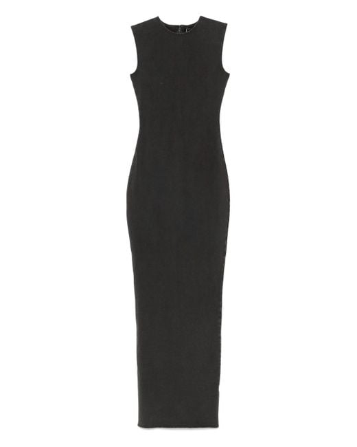 Entire studios Black Sleeveless Maxi Cotton Spandex Washed
