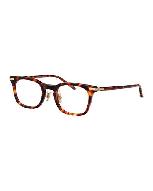 Linda Farrow Brown Darkt-Shell/Lightgold/ Acetate Glasses