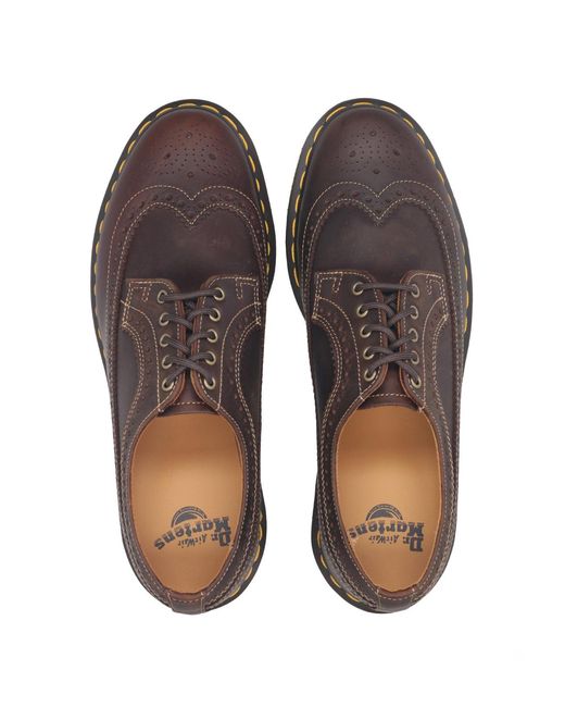 Dr. Martens Brown Flat Shoes