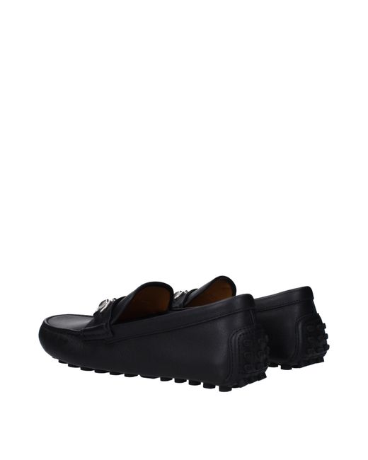 Gucci Black Mocassini Uomo Pelle Nero for men