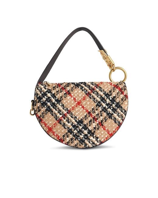 Burberry White 'Knight Arc' Bag