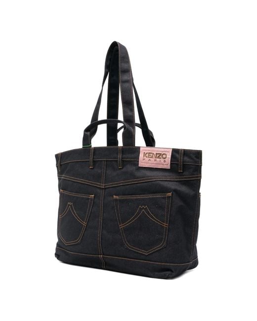 KENZO Black Sac Shopping Tote