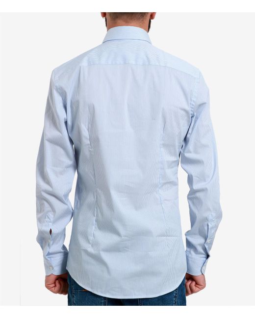 Fay Shirts Wit in het Blue voor heren