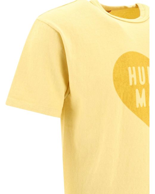Human Made Mens Gemaakt Ningen Sei Plant T -shirt in het Yellow voor heren