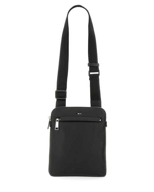 Boss Black Shoulder Bag With Logo