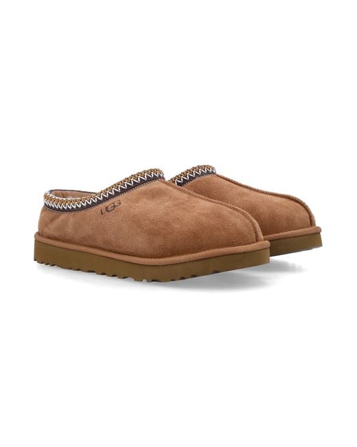 Ugg Brown Tasman Ii S Suede Slippers
