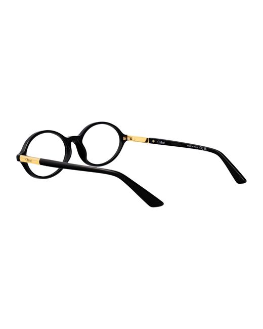 Chloé Black Oval Optical Ch0367 O 001