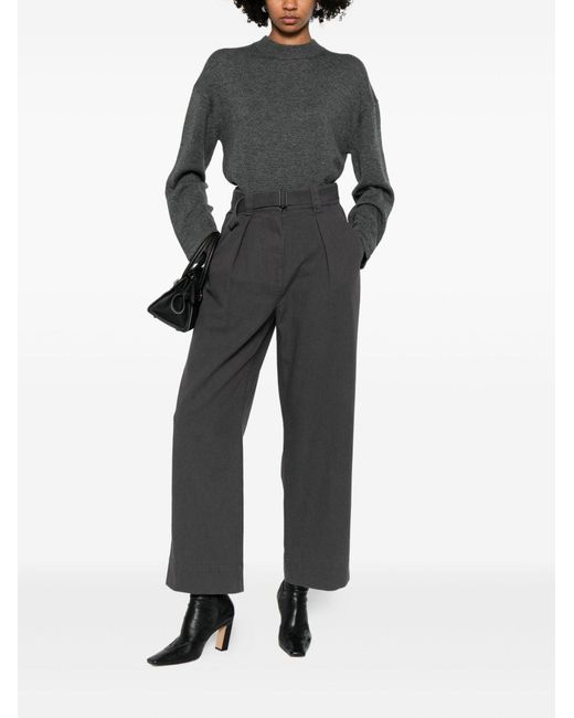 Max Mara Gray Crew Neck Sweater