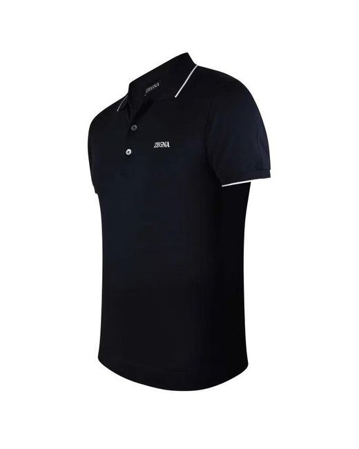 Zegna Black Polo
