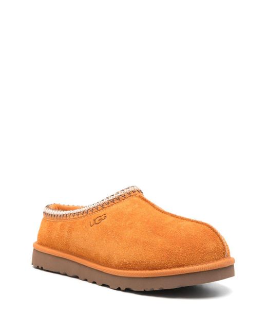 Ugg Orange Tasman Shaggy Slippers