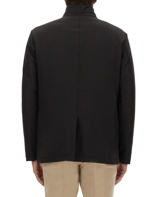Fay Black Jacket With Hook