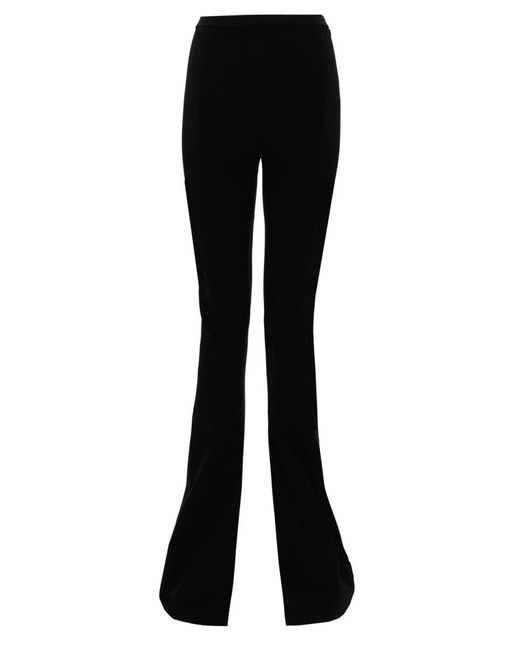 Rick Owens Black Carmen Trousers With Viscose
