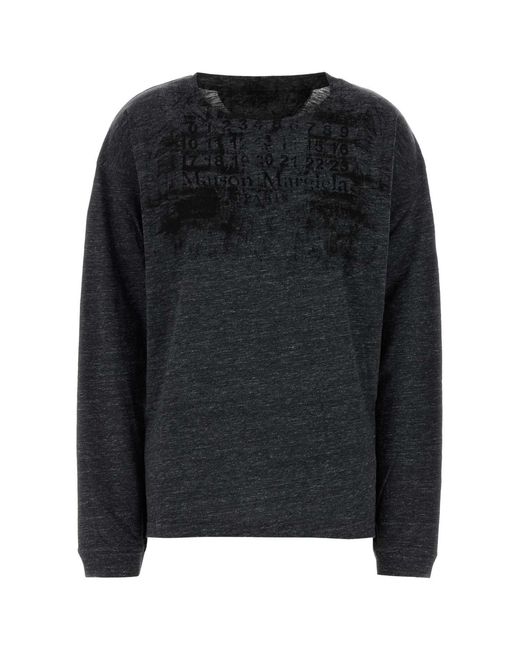Maison Margiela Black Slate Cotton T-Shirt