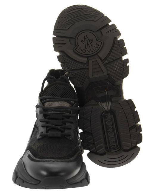 Moncler Black Leave No Trace High Top Trainers