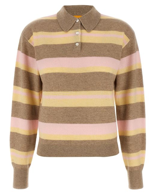 Invité dans la résidence «collégial Stripe» Polo Guest In Residence en coloris Natural