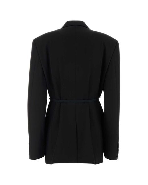 Balenciaga Black Wool Oversize Blazer