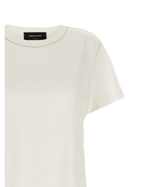 'Filo Diamante' Camiseta Fabiana Filippi de color White