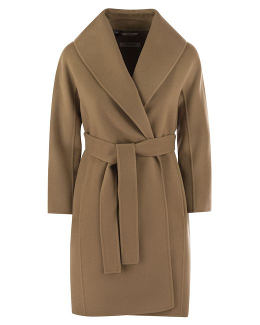 Max Mara Natural Messi Wool Coat